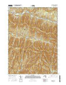 Lexington New York Current topographic map, 1:24000 scale, 7.5 X 7.5 Minute, Year 2016