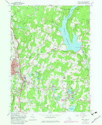 Liberty East New York Historical topographic map, 1:24000 scale, 7.5 X 7.5 Minute, Year 1966