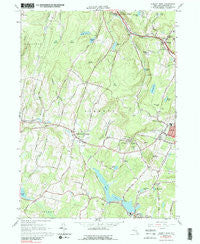 Liberty West New York Historical topographic map, 1:24000 scale, 7.5 X 7.5 Minute, Year 1965