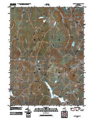 Liberty West New York Historical topographic map, 1:24000 scale, 7.5 X 7.5 Minute, Year 2010