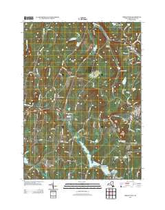 Liberty West New York Historical topographic map, 1:24000 scale, 7.5 X 7.5 Minute, Year 2013