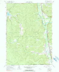 Limestone New York Historical topographic map, 1:24000 scale, 7.5 X 7.5 Minute, Year 1961