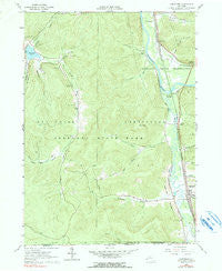 Limestone New York Historical topographic map, 1:24000 scale, 7.5 X 7.5 Minute, Year 1961