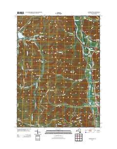 Limestone New York Historical topographic map, 1:24000 scale, 7.5 X 7.5 Minute, Year 2013