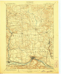 Little Falls New York Historical topographic map, 1:62500 scale, 15 X 15 Minute, Year 1903