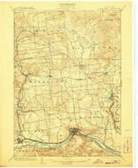 Little Falls New York Historical topographic map, 1:62500 scale, 15 X 15 Minute, Year 1903
