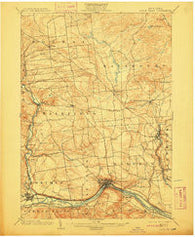 Little Falls New York Historical topographic map, 1:62500 scale, 15 X 15 Minute, Year 1903