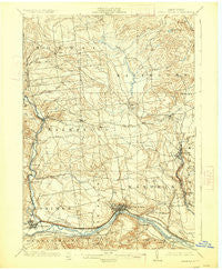 Little Falls New York Historical topographic map, 1:62500 scale, 15 X 15 Minute, Year 1903
