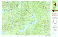 Little Tupper Lake New York Historical topographic map, 1:25000 scale, 7.5 X 15 Minute, Year 1990