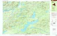 Little Tupper Lake New York Historical topographic map, 1:25000 scale, 7.5 X 15 Minute, Year 1999