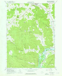 Little Valley New York Historical topographic map, 1:24000 scale, 7.5 X 7.5 Minute, Year 1962