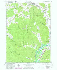 Little Valley New York Historical topographic map, 1:24000 scale, 7.5 X 7.5 Minute, Year 1962
