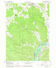 Little Valley New York Historical topographic map, 1:24000 scale, 7.5 X 7.5 Minute, Year 1962