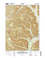 Little Valley New York Current topographic map, 1:24000 scale, 7.5 X 7.5 Minute, Year 2016
