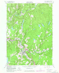 Livingston Manor New York Historical topographic map, 1:24000 scale, 7.5 X 7.5 Minute, Year 1965