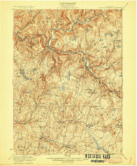 Livingston Manor New York Historical topographic map, 1:62500 scale, 15 X 15 Minute, Year 1923