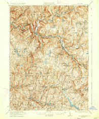 Livingston Manor New York Historical topographic map, 1:62500 scale, 15 X 15 Minute, Year 1923