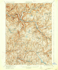 Livingston Manor New York Historical topographic map, 1:62500 scale, 15 X 15 Minute, Year 1923