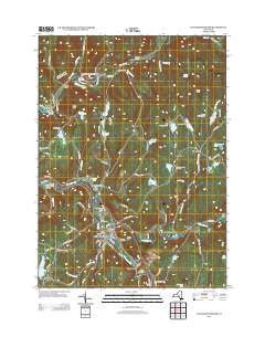 Livingston Manor New York Historical topographic map, 1:24000 scale, 7.5 X 7.5 Minute, Year 2013