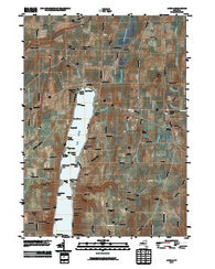 Livonia New York Historical topographic map, 1:24000 scale, 7.5 X 7.5 Minute, Year 2010