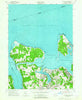 Lloyd Harbor New York Historical topographic map, 1:24000 scale, 7.5 X 7.5 Minute, Year 1954