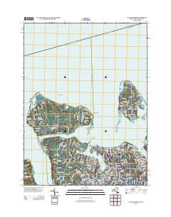 Lloyd Harbor New York Historical topographic map, 1:24000 scale, 7.5 X 7.5 Minute, Year 2013