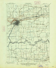 Lockport New York Historical topographic map, 1:62500 scale, 15 X 15 Minute, Year 1902