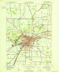 Lockport New York Historical topographic map, 1:24000 scale, 7.5 X 7.5 Minute, Year 1950