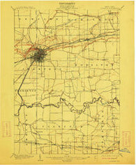Lockport New York Historical topographic map, 1:62500 scale, 15 X 15 Minute, Year 1902