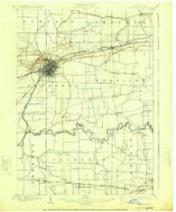 Lockport New York Historical topographic map, 1:62500 scale, 15 X 15 Minute, Year 1902