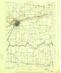 Lockport New York Historical topographic map, 1:62500 scale, 15 X 15 Minute, Year 1902