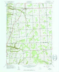 Lodi New York Historical topographic map, 1:24000 scale, 7.5 X 7.5 Minute, Year 1942