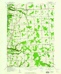 Lodi New York Historical topographic map, 1:24000 scale, 7.5 X 7.5 Minute, Year 1942