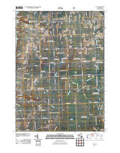 Lodi New York Historical topographic map, 1:24000 scale, 7.5 X 7.5 Minute, Year 2011