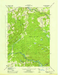 Long Bow New York Historical topographic map, 1:31680 scale, 7.5 X 7.5 Minute, Year 1943