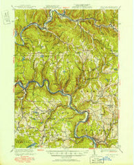 Long Eddy New York Historical topographic map, 1:62500 scale, 15 X 15 Minute, Year 1920