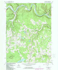 Long Eddy New York Historical topographic map, 1:24000 scale, 7.5 X 7.5 Minute, Year 1965