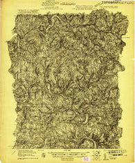 Long Eddy New York Historical topographic map, 1:48000 scale, 15 X 15 Minute, Year 1921