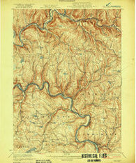 Long Eddy New York Historical topographic map, 1:62500 scale, 15 X 15 Minute, Year 1923