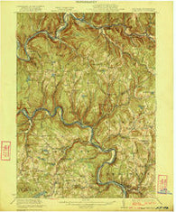 Long Eddy New York Historical topographic map, 1:62500 scale, 15 X 15 Minute, Year 1923