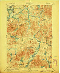 Long Lake New York Historical topographic map, 1:62500 scale, 15 X 15 Minute, Year 1904