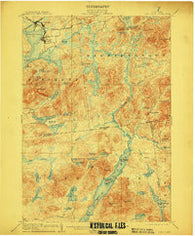 Long Lake New York Historical topographic map, 1:62500 scale, 15 X 15 Minute, Year 1904