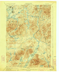 Long Lake New York Historical topographic map, 1:62500 scale, 15 X 15 Minute, Year 1904