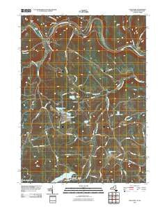 Long Eddy New York Historical topographic map, 1:24000 scale, 7.5 X 7.5 Minute, Year 2010