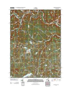 Long Eddy New York Historical topographic map, 1:24000 scale, 7.5 X 7.5 Minute, Year 2013