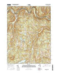 Long Eddy New York Current topographic map, 1:24000 scale, 7.5 X 7.5 Minute, Year 2016