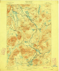 Loon Lake New York Historical topographic map, 1:62500 scale, 15 X 15 Minute, Year 1908