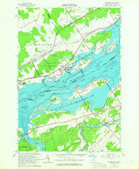 Louisville New York Historical topographic map, 1:24000 scale, 7.5 X 7.5 Minute, Year 1964