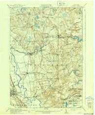 Lowville New York Historical topographic map, 1:62500 scale, 15 X 15 Minute, Year 1913