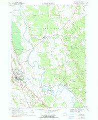 Lowville New York Historical topographic map, 1:24000 scale, 7.5 X 7.5 Minute, Year 1966